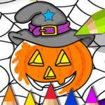 Halloween Coloring Book Game